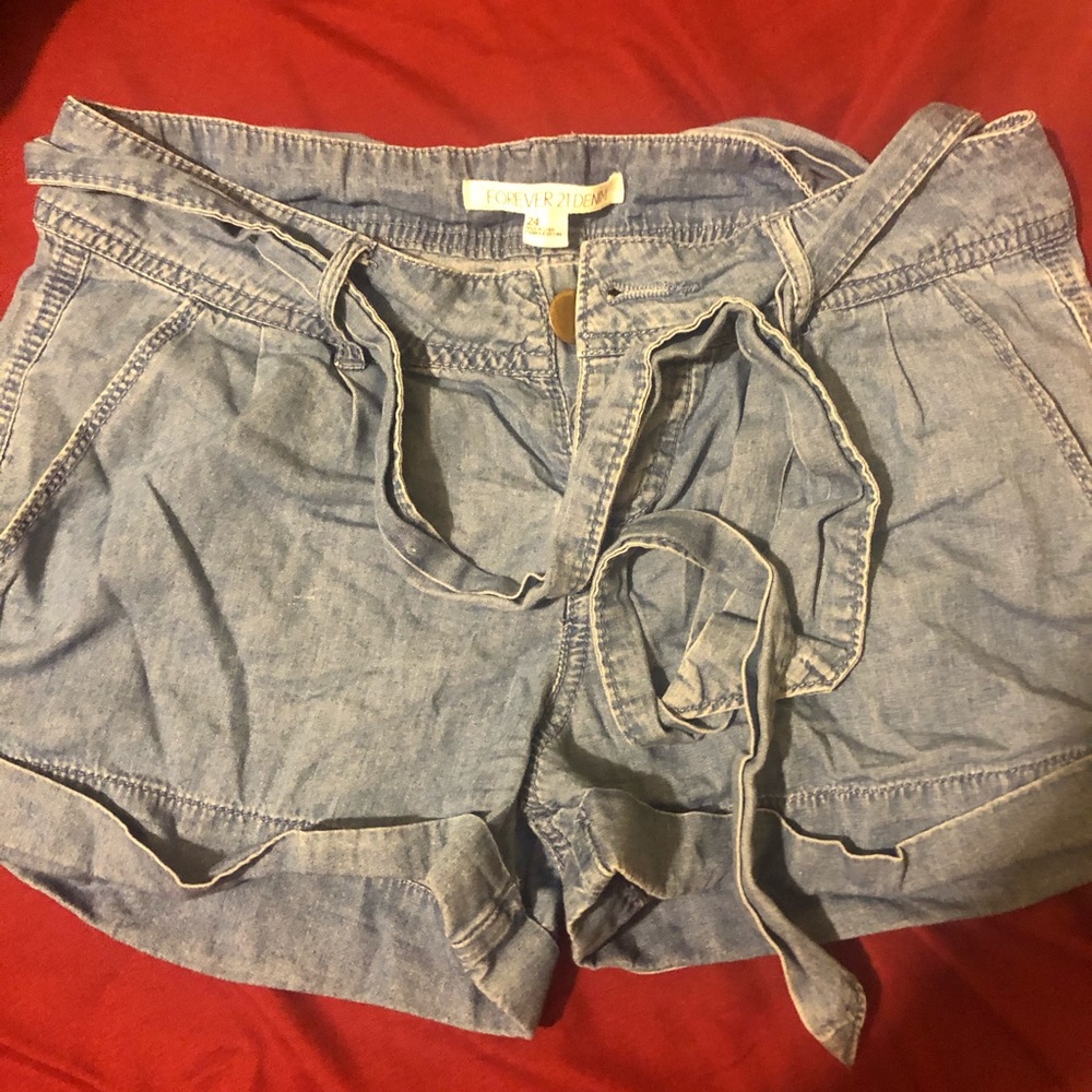 Blue shorts